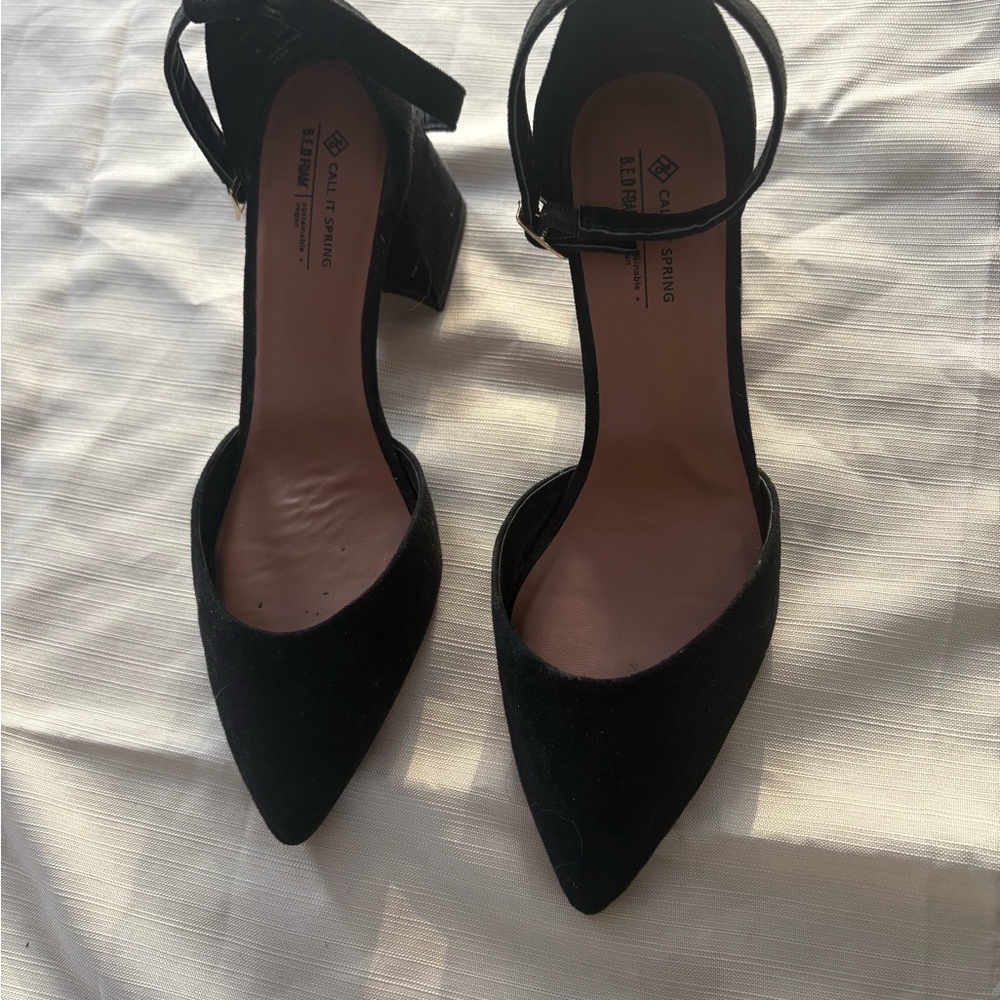 Call It Spring Black Heels - Picture 2 of 2